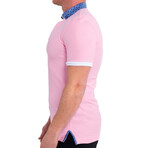 Short Sleeve Polo Shirt // Pink (S)