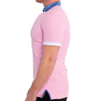 Short Sleeve Polo Shirt // Pink (M)