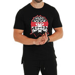 Ninja Lion Tee // Black (XL)