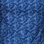 Einstein Scattered Dress Shirt // Blue (L)