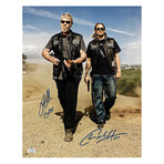 Charlie Hunnam + Ron Perlman // Autographed Sons of Anarchy Men of Mayhem Photo
