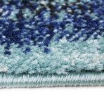 Noemi // Ivory + Blue (2'6" X 8' (Runner Rug))