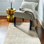Fanny // Ivory + Silver (2'6" X 8' (Runner Rug))