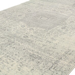 Fanny // Ivory + Silver (2'6" X 8' (Runner Rug))