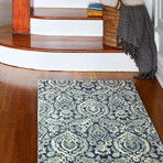 Elena // Dark Blue (2'6" X 8' (Runner Rug))