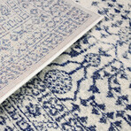 Noelle // Ivory + Blue (2'6" X 8' (Runner Rug))