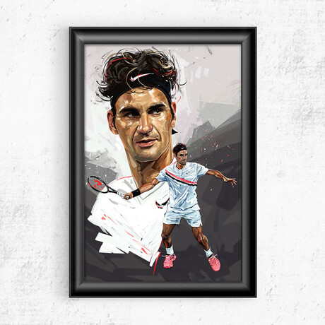 Roger Federer (11"W x 17"H)