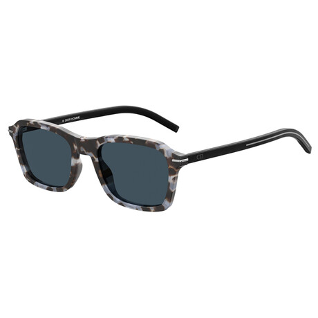 Men's BLACK273S-0086-O7 Sunglasses // Havana + Green
