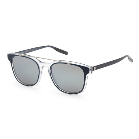 Men's BLACK211S-0LCU-52T7 Sunglasses // Blue Crystal Palladium + Blue Mirror
