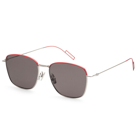 Men's COMPOS11S-027Y-NR Sunglasses // Silver + Red + Gray