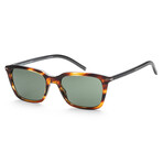 Men's BLACK266S-0Z15-QT Sunglasses // Red Havana + Green