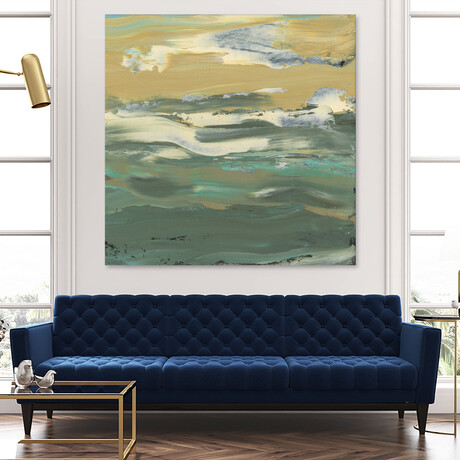 Green Waters Edge II (72"W x 72"H x 1.5"D)