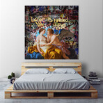 love is needed (72"W x 72"H x 1.5"D)