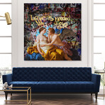 love is needed (72"W x 72"H x 1.5"D)