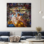 love is needed (72"W x 72"H x 1.5"D)