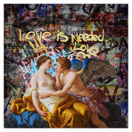 love is needed (72"W x 72"H x 1.5"D)