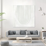 Arcobaleno Bianco IV (84"W x 84"H x 1.5"D)