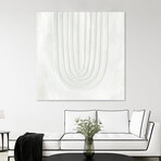 Arcobaleno Bianco IV (84"W x 84"H x 1.5"D)