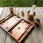 Backgammon Set (Chocolate Brown)