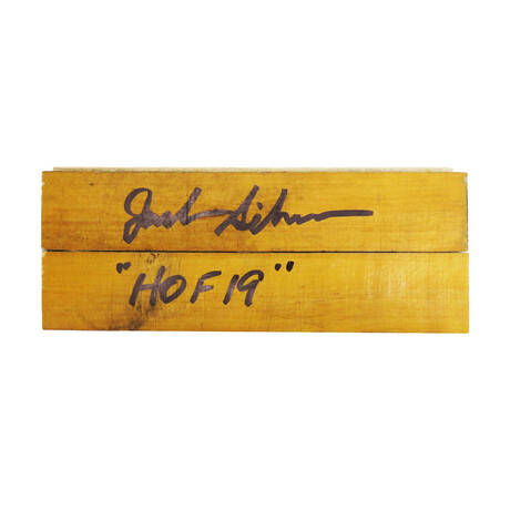 Jack Sikma // Signed Basketball Court Floor Piece Hall of Fame 2019 // 8" x 3"