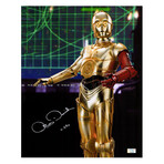 Anthony Daniels // Autographed Star Wars: The Force Awakens C-3PO Metallic Photo