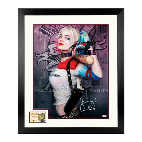 Margot Robbie // Autographed Suicide Squad Harley Quinn Framed Photo // 16X20