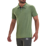 Bunker Short Sleeve Active Polo // Green (L)