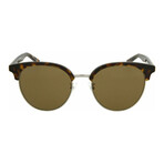 Balenciaga // Unisex Round Sunglasses // Havana + Brown