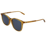 Montblanc // Men's Square Sunglasses // Yellow + Blue