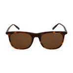 Montblanc // Men's Square Sunglasses V1 // Havana + Brown