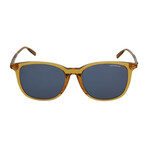 Montblanc // Men's Square Sunglasses // Yellow + Blue