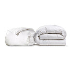 Utility Bundle // RDS All Season White Down Comforter + Feather Bed (Full)