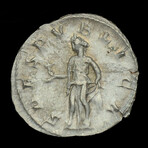 Roman Imperial Silver Antoninianus // Emperor Herennius Etruscus. III Century A.D.
