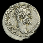 Roman Imperial Silver Denarius // Emperor Septimius Severus. II Century A.D.