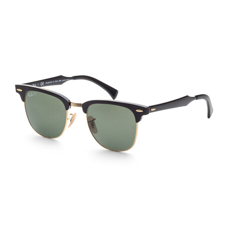 Unisex RB3507-136-N5 Polarized Arista Sunglasses // Black + Polar Green