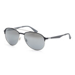 Men's RB3606-91268859 Sunglasses // Silver + Matte Gray + Blue