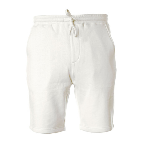 Pigment Dyed Shorts // White (S)