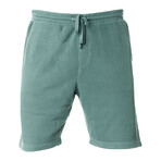 Pigment Dyed Shorts // Green (S)