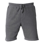 Pigment Dyed Shorts // Charcoal (2XL)