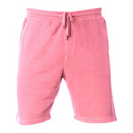Pigment Dyed Shorts // Pink (2XL)