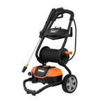 WORX Electric 1600 PSI // 13A Pressure Washer +Rolling Cart + 30' Hose + 6 Nozzles