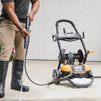 WORX Electric 1600 PSI // 13A Pressure Washer +Rolling Cart + 30' Hose + 6 Nozzles
