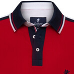Chad Polo T-shirt // Red (S)