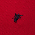 Chad Polo T-shirt // Red (S)