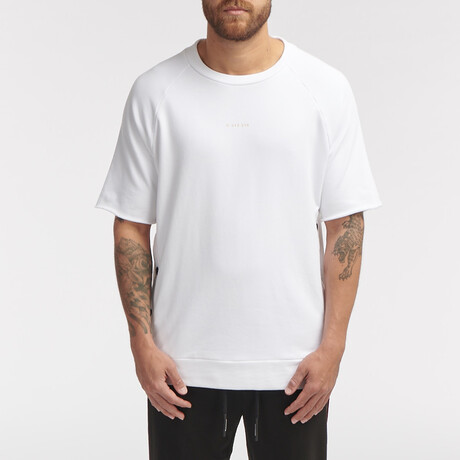 Woo Sweat Short Sleeve Tshirt // White (S)