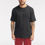 Woo Sweat Short Sleeve Tshirt // Black (XL)