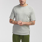 Woo Sweat Short Sleeve Tshirt // Gray Melange (XL)