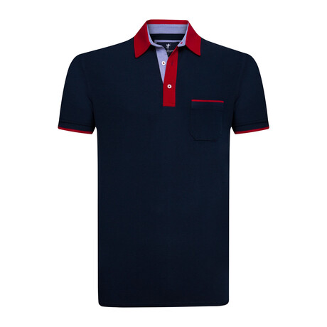 Quinn Polo // Navy (3XL)