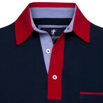 Quinn Polo // Navy (3XL)