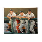Joe Torre, Don Zimmer & Mel Stottlemyre // Signed // New York Yankees